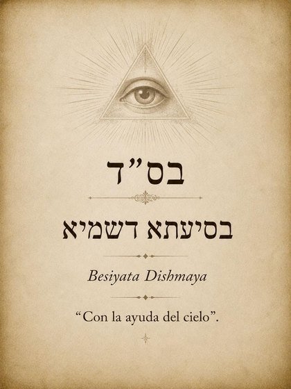 Besiyata Dishmaya, «con la ayuda del cielo»